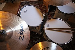 Drums and cymbals